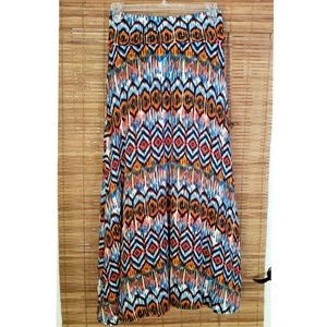 Printed Long Skirt